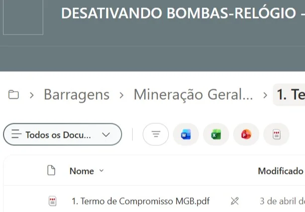 TAC legítimo e em vigor garante avanço da descaracterização das barragens da MGB no entorno do Parque Serra do Rola-Moça